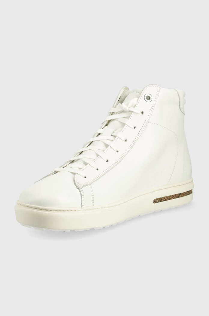 Obuća Birkenstock Kožne tenisice Birkenstock Bend Mid 1021381.WHT bijela