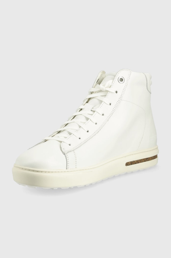 Obuća Birkenstock Kožne tenisice Birkenstock Bend Mid 1021381.WHT bijela