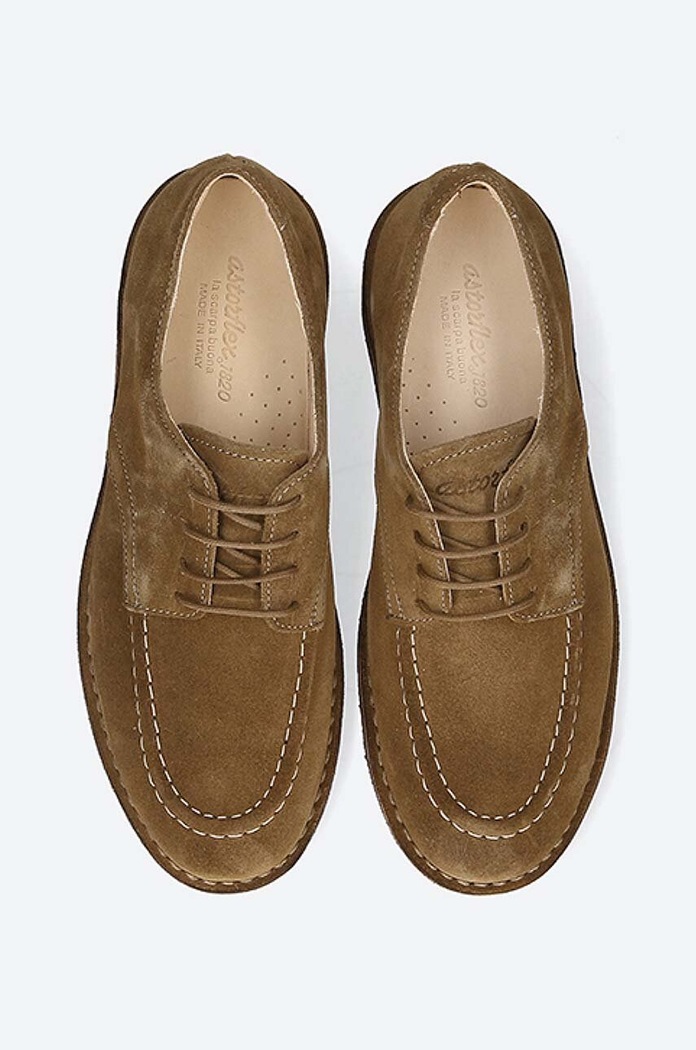 Astorflex suede shoes CARLFLEX brown CARLFLEX.001