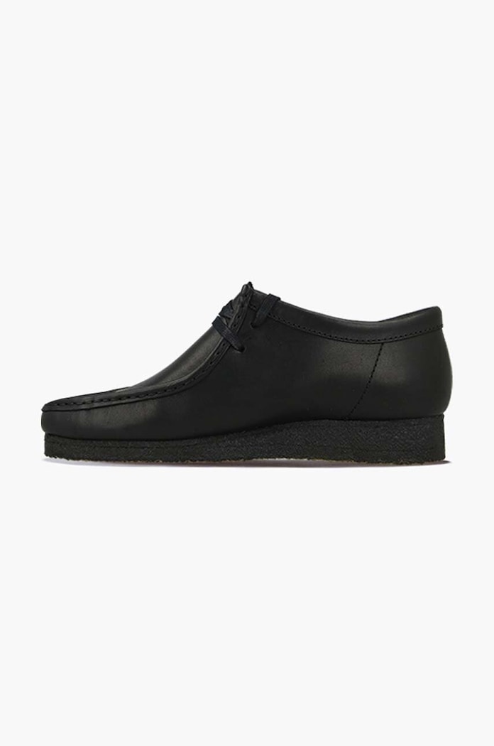 Shoes Clarks leather shoes Wallabee 26155514 black