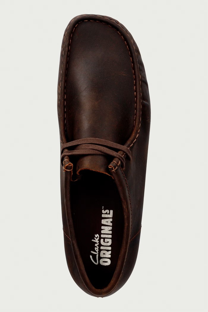 Mokasinke za muškarce od kože Clarks Originals 26156605 smeđa
