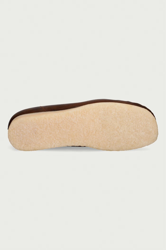 Mokasinke za muškarce od kože Clarks Originals smeđa 26156605