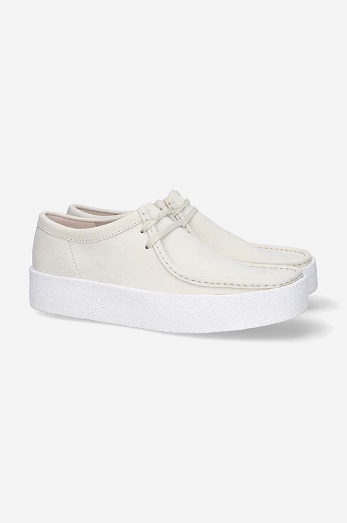 Clarks suede loafers Wallabee Cup 26158153 beige