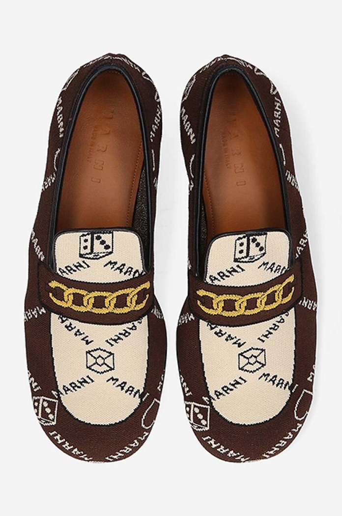 Marni loafers Moccasin Shoe brown MOMR003802.P4601