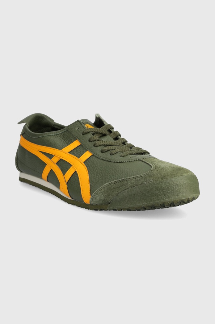 Кожаные кроссовки Onitsuka Tiger Mexico 66 1183A201 зелёный AA00