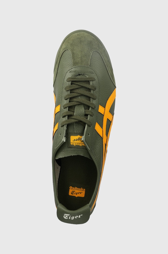 Кожаные кроссовки Onitsuka Tiger Mexico 66 зелёный 1183A201