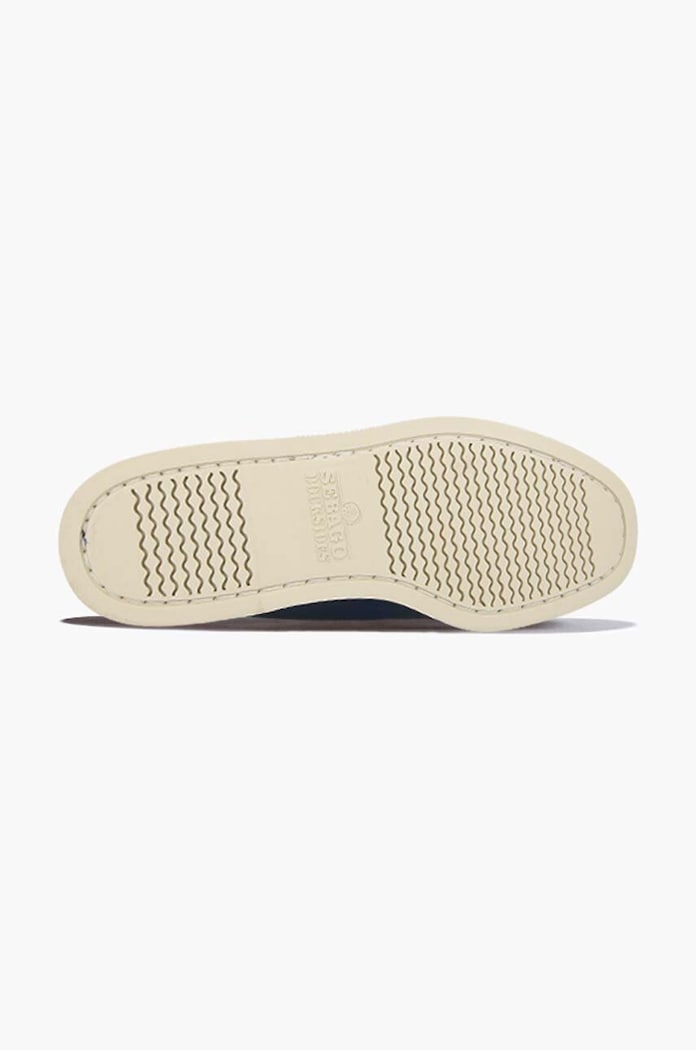 Shoes Sebago Docksides Portland Nubuck BROWN TAUPE 7000GA0 navy