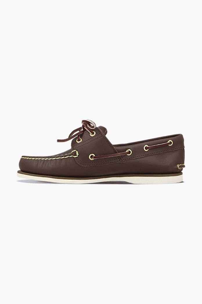 Obuwie Timberland mokasyny skórzane Classic Boat 74035 brązowy