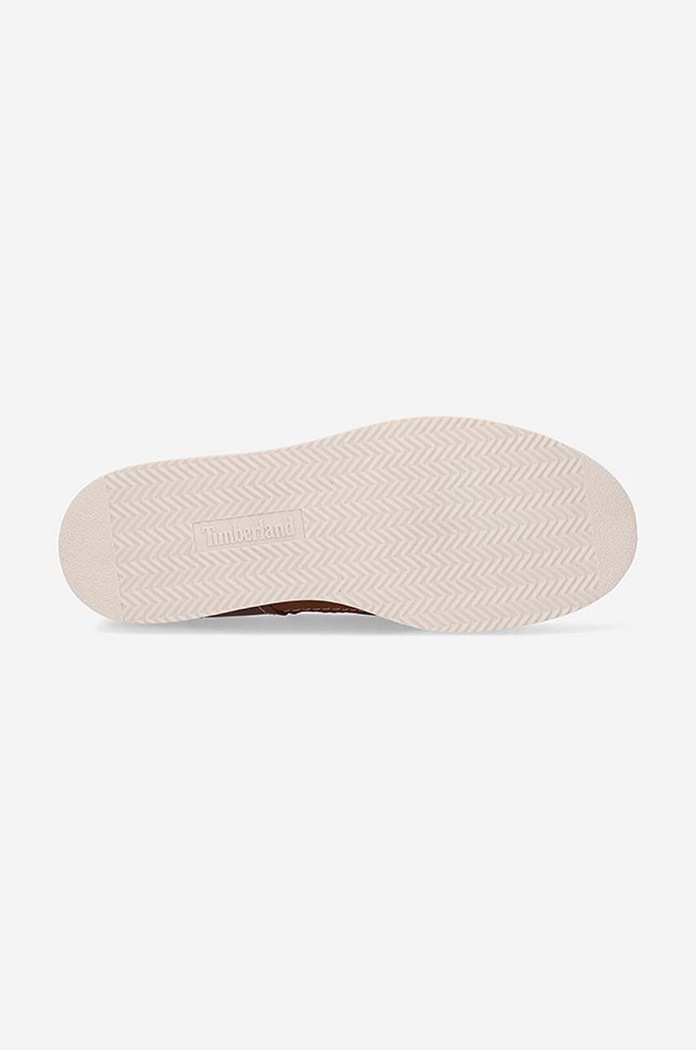 Timberland mokasyny skórzane Newmarket II Boatshoe A2AGZ brązowy AA00