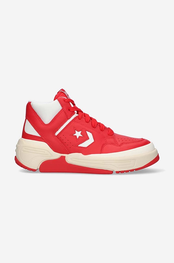 Converse leather sneakers Weapon CX Mid high red 172355C