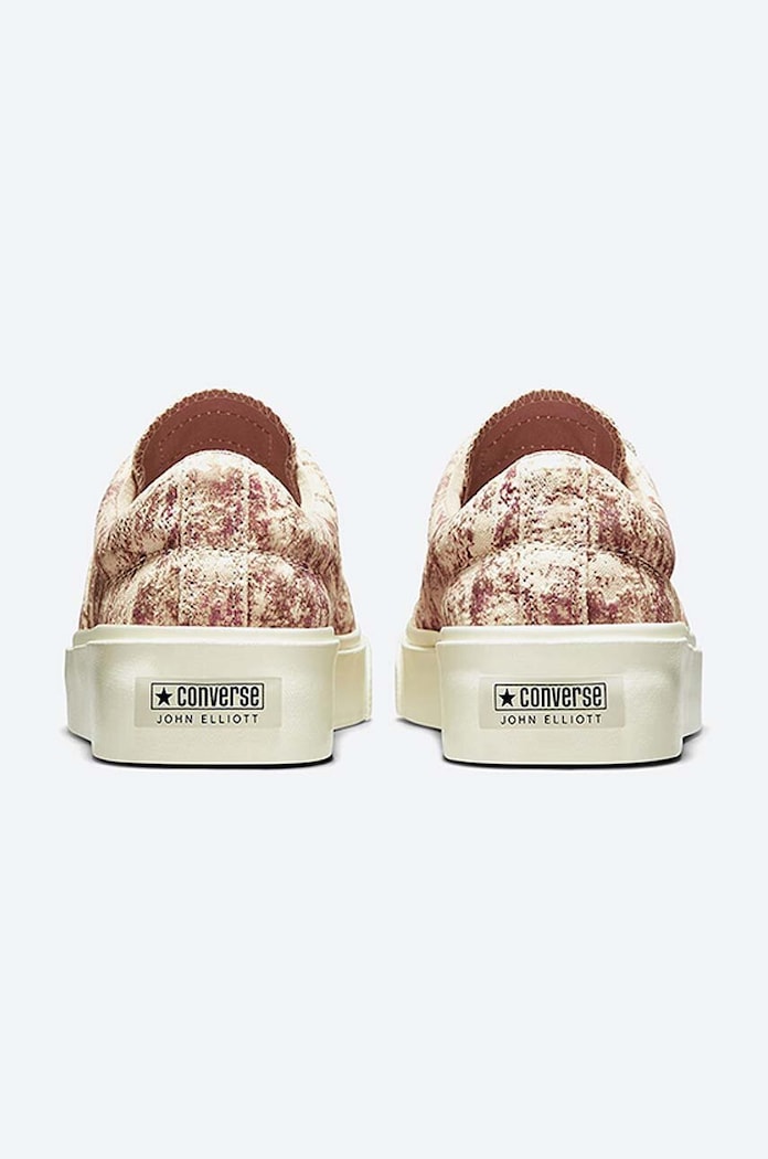 Converse tenisówki x John Elliott Skid Grip OX 172577C brązowy