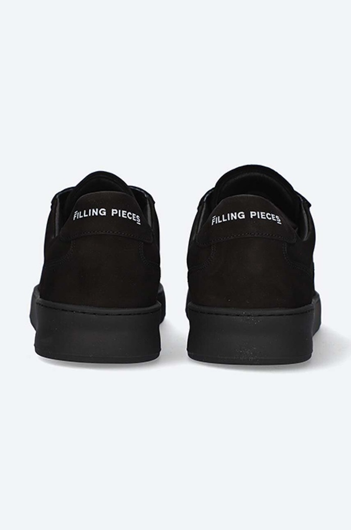 Σουέτ sneakers Filling Pieces 39922841847 μαύρο