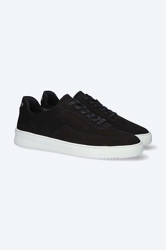 Σουέτ sneakers Filling Pieces μαύρο 39922841861