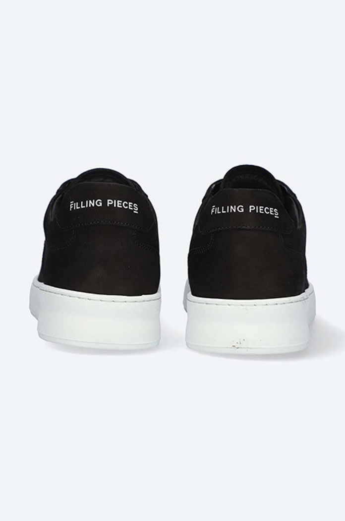 Σουέτ sneakers Filling Pieces 39922841861 μαύρο