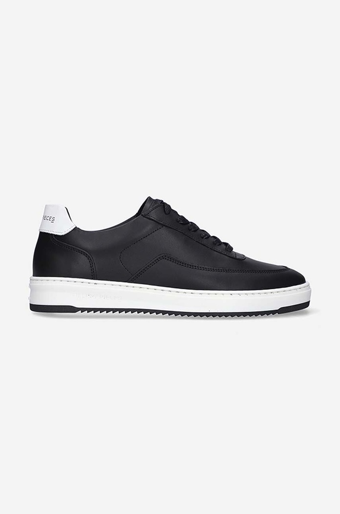 Δερμάτινα sneakers Filling Pieces φλατ μαύρο 46722901861
