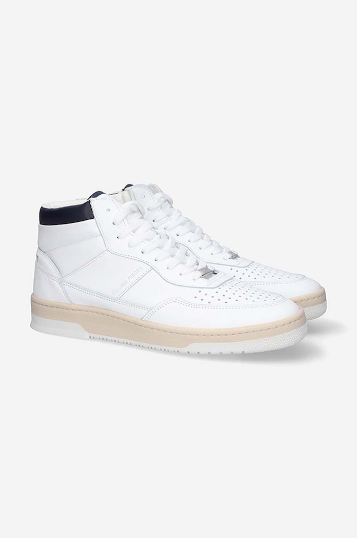 Sneakers din piele Mid Ace Spin Filling Pieces alb 55333491901