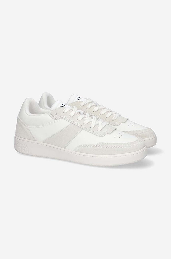 Кожени маратонки A.P.C. Plain PUAAW-M56112 WHITE PUAAW.M56112 бял