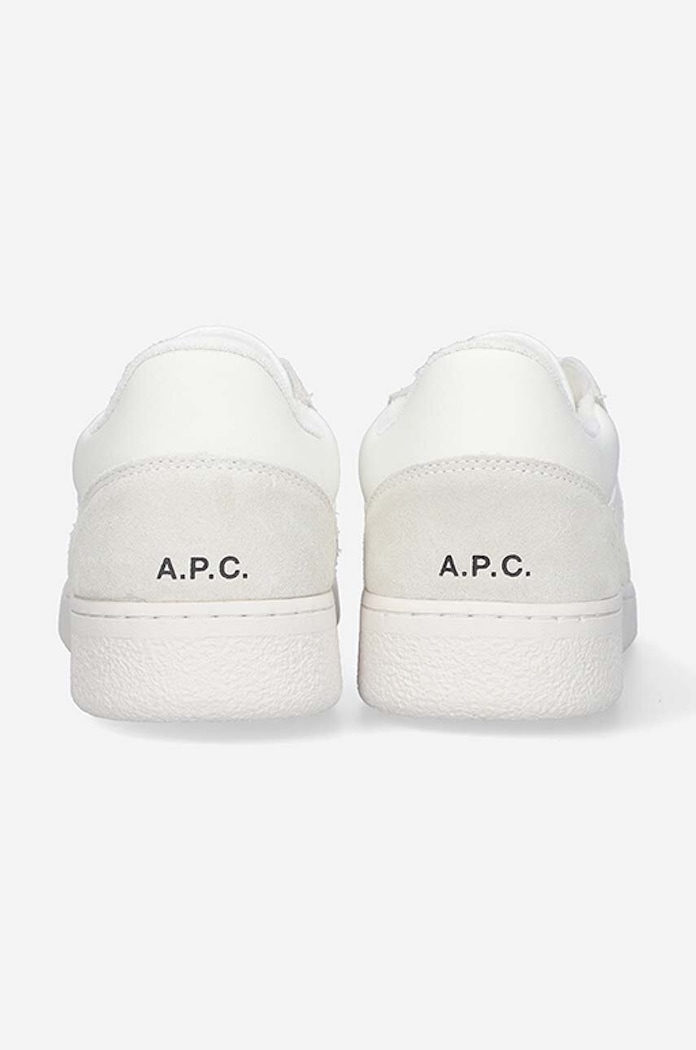 Кожени маратонки A.P.C. Plain PUAAW-M56112 WHITE PUAAW.M56112