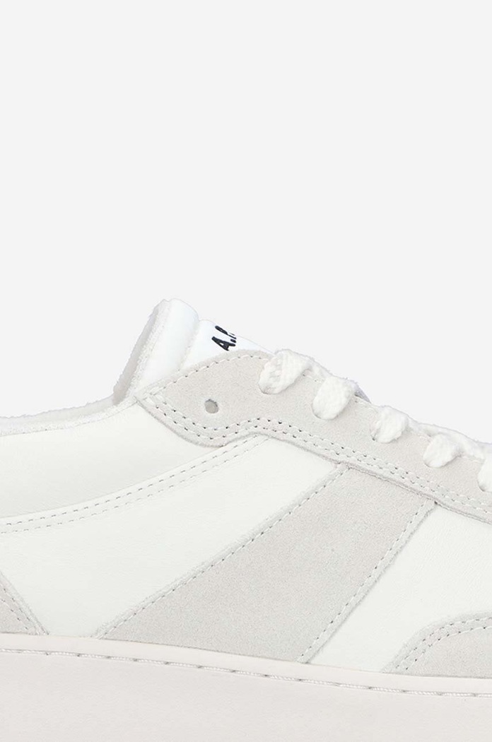 Кожени маратонки A.P.C. Plain PUAAW-M56112 WHITE PUAAW.M56112