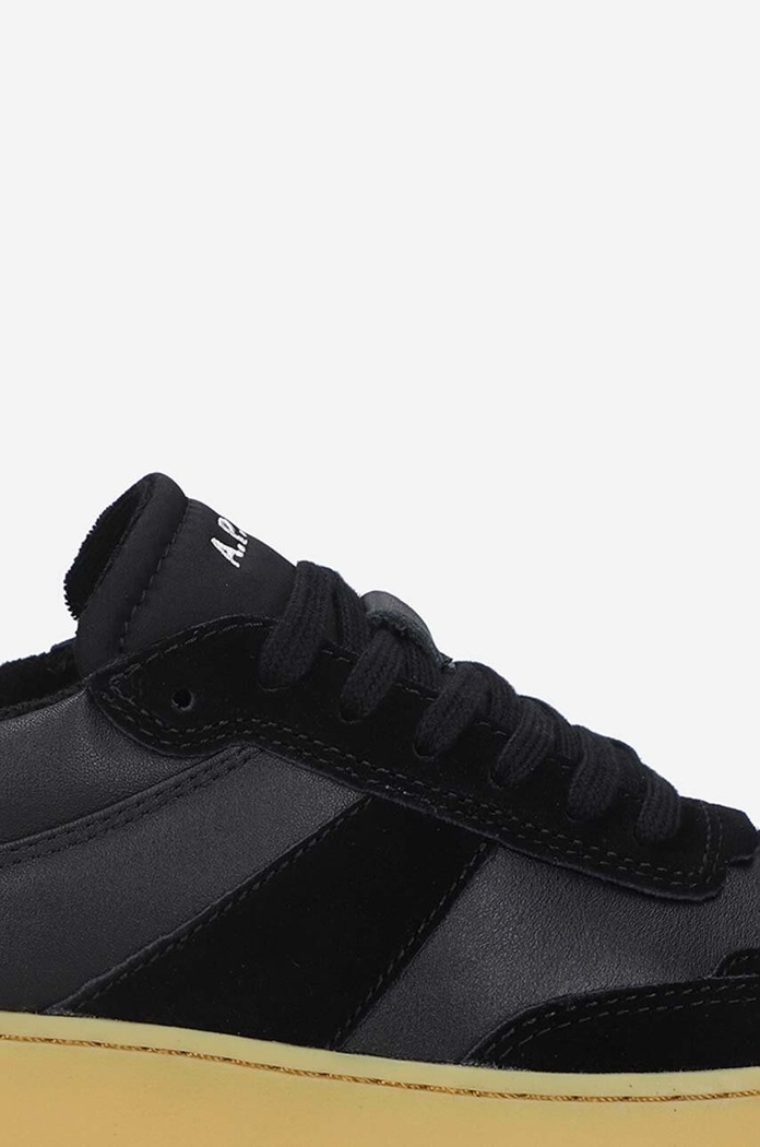 A.P.C. leather sneakers Plain PUAAW-M56112 WHITE PUAAW.M56112
