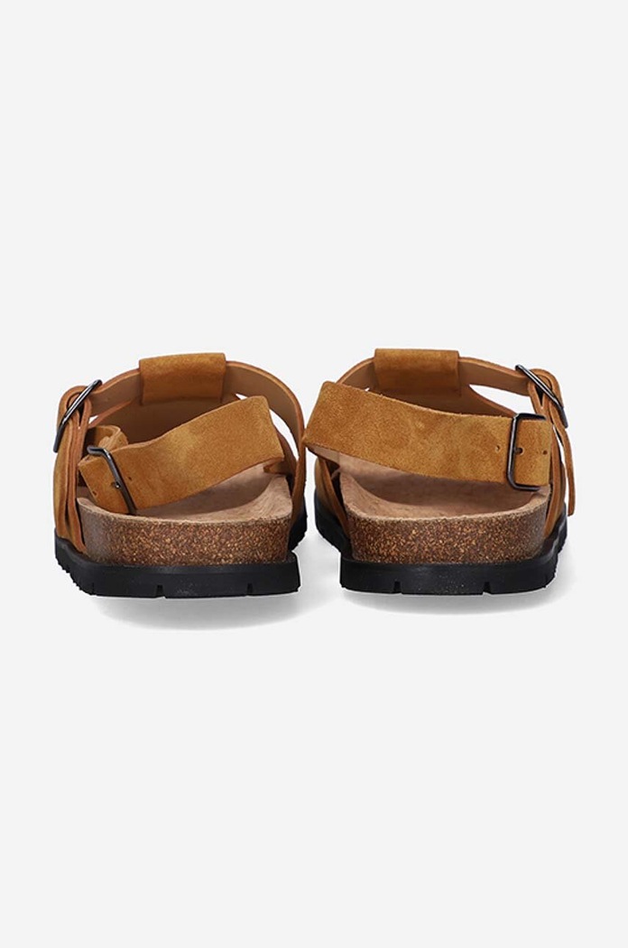 A.P.C. sandały zamszowe Sandales Noe PXBAH.H51057