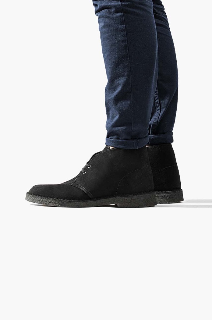 Clarks suede shoes Originals Desert Boot Clarks Originals black 26138227