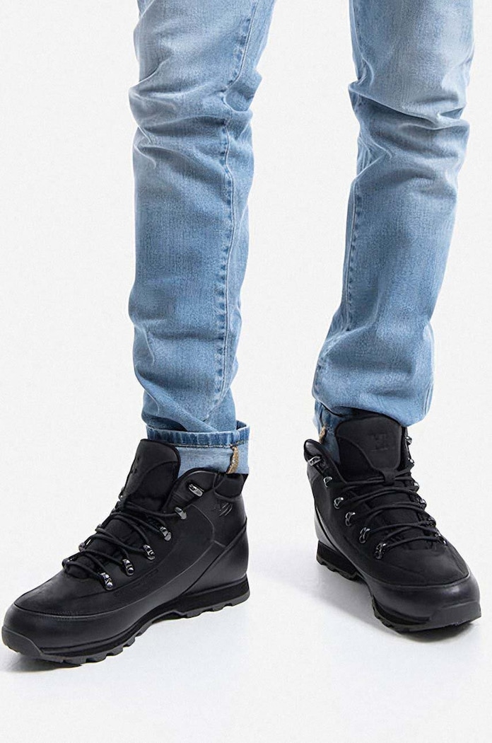 Helly Hansen leather shoes The Forester 10513 black AW23