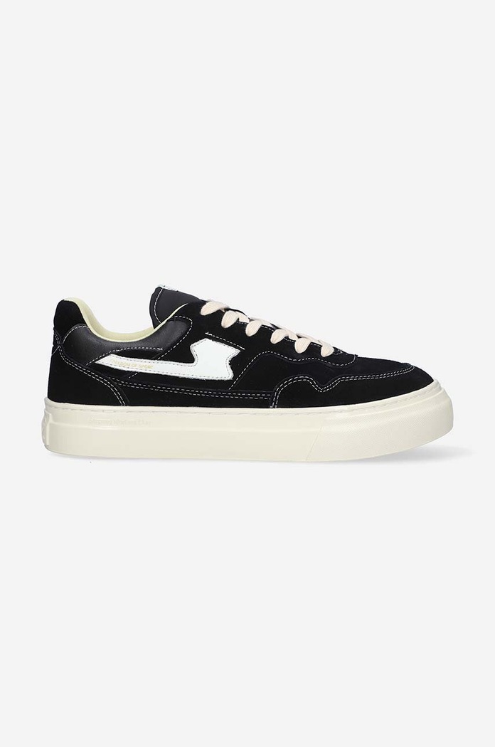 Sneakers Stepney Workers Club Pearl S-Strike Suede λείο δέρμα μαύρο YA09015
