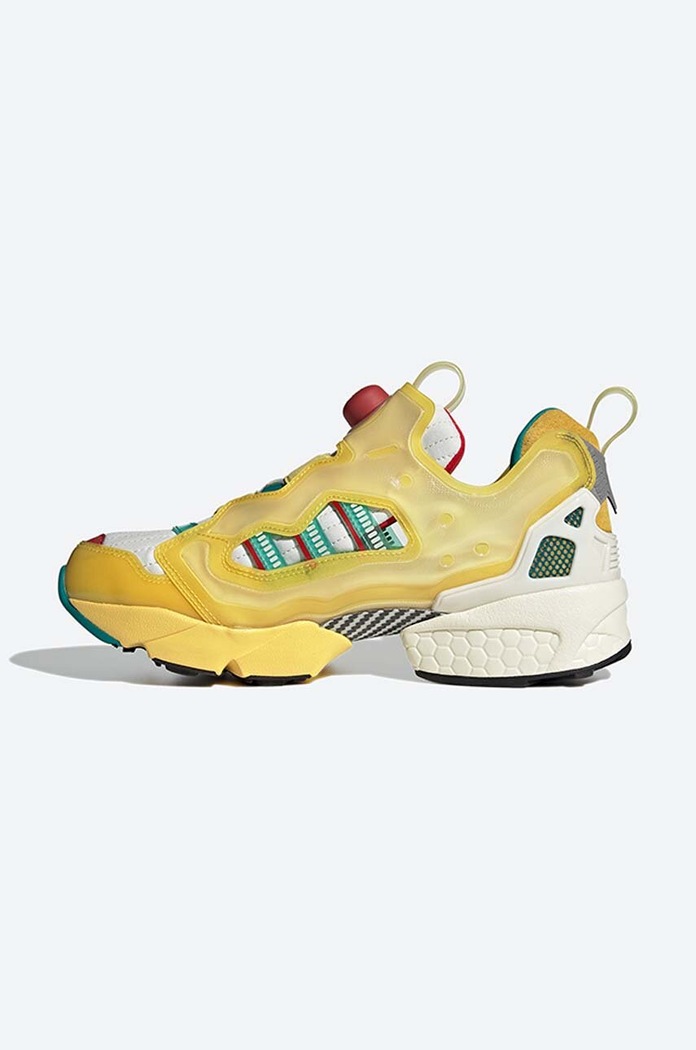Obuwie adidas Sneakersy skórzane Zx Fury GW0364 GW0364 żółty