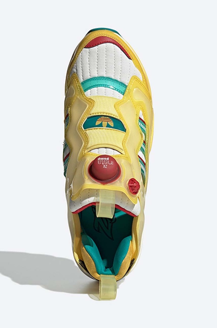 Sneakersy skórzane Zx Fury GW0364 adidas GW0364 żółty