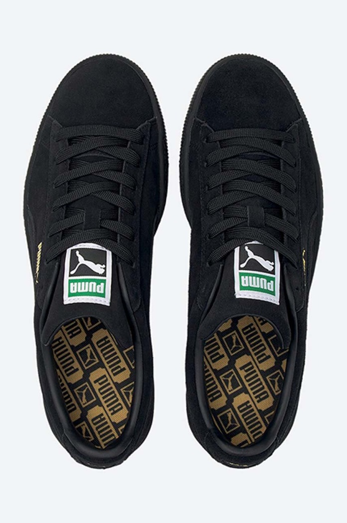 Semišové tenisky Puma Classic XXI čierna 374915.12