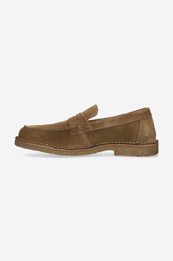 Astorflex półbuty zamszowe Mocassino Uomo MOKAFLEX.001 brązowy AA00
