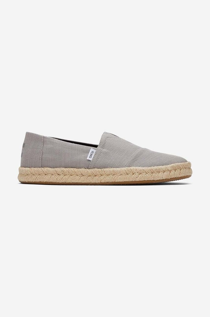 Toms espadrilles Alpargata Rope Planet friendly szürke 10019866