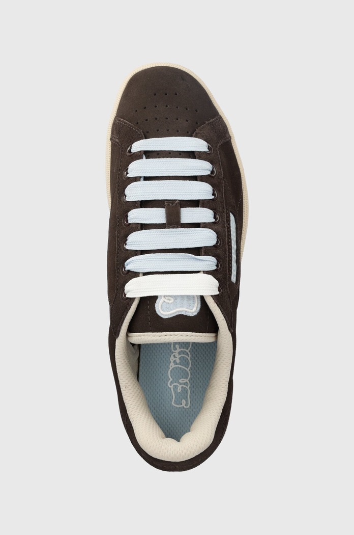 Reebok sneakersy zamszowe Club C brązowy HP6471