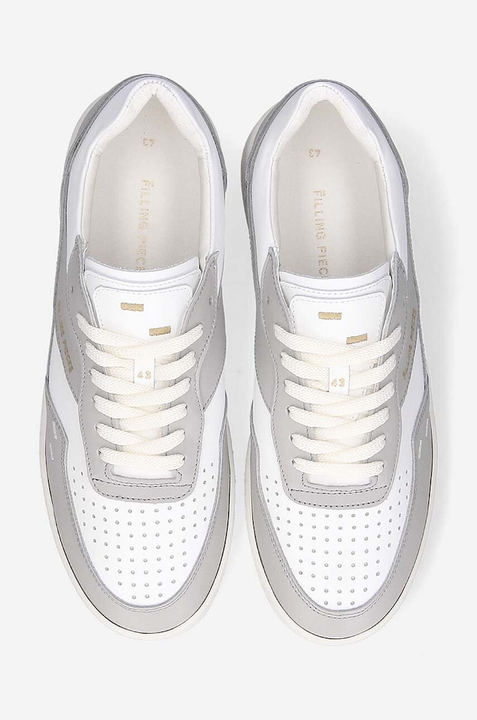 Filling Pieces sneakersy skórzane Ace Spin 70033491878 szary