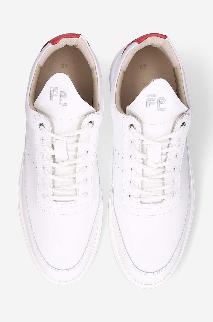 Obuwie Filling Pieces sneakersy skórzane Low Top Bianco 10127791929 biały