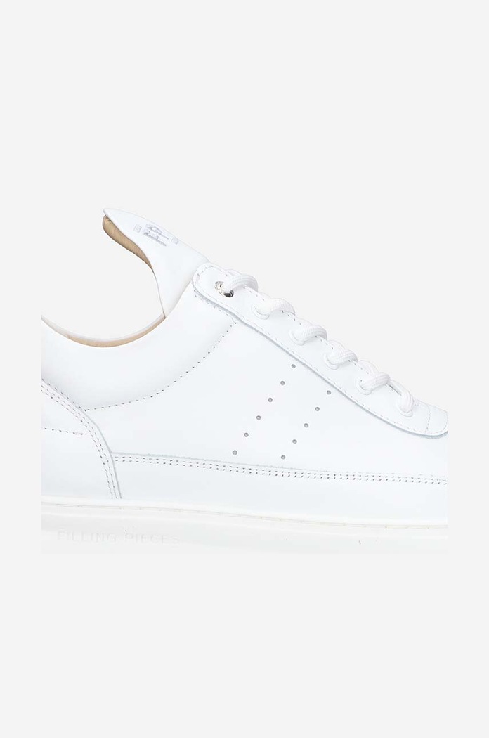 Filling Pieces sneakersy skórzane Low Top Bianco 10127791929