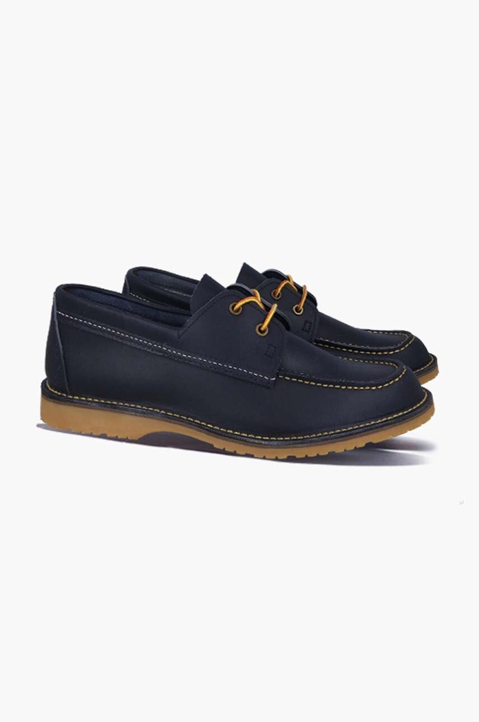 Red Wing leather loafers Weekender Camp Oxford Moc navy 3332.