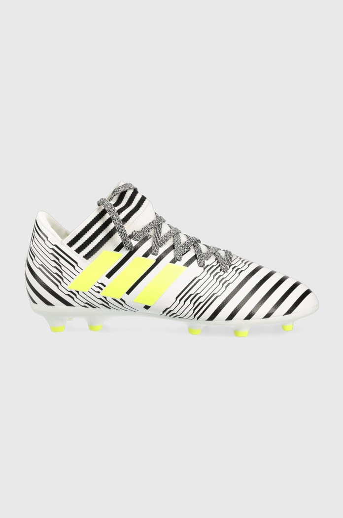 Τάπες ποδοσφαίρου adidas NEMEZIZ 17.3 FG J μικρό λευκό S82426