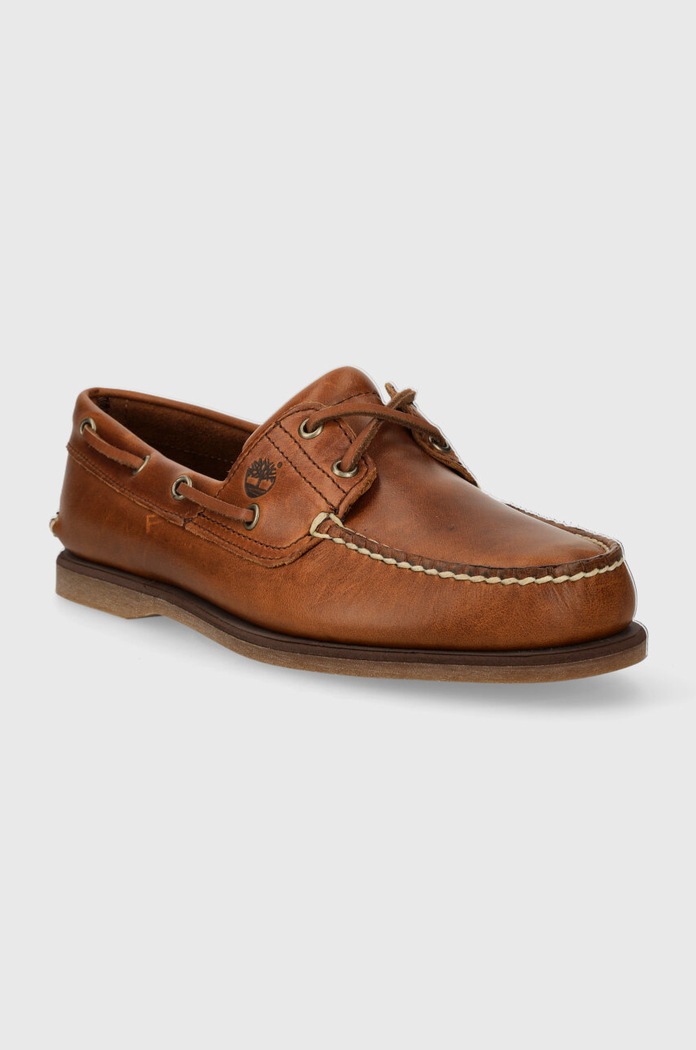 Timberland mokasyny skórzane A232X A232X brązowy AA00