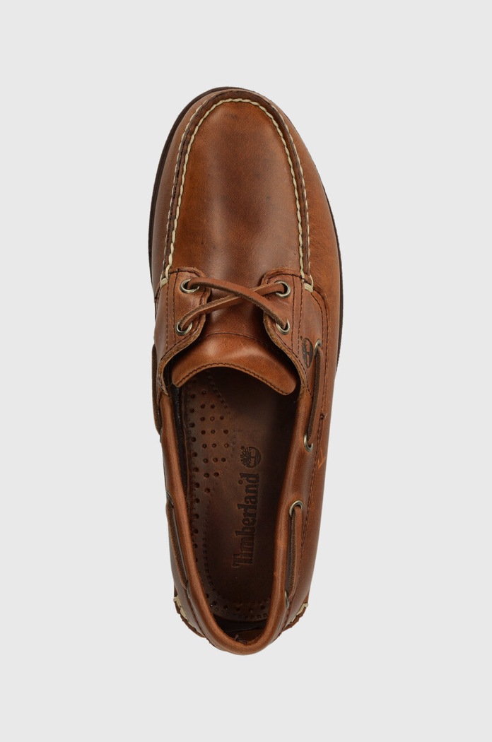 Timberland mokasyny skórzane A232X brązowy A232X