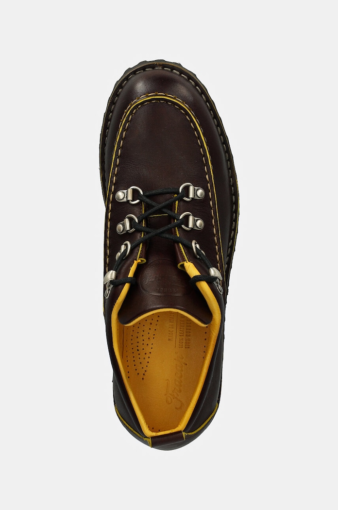 Kožené polobotky Fracap Magnifico hnědá MAGNIFICO.M61