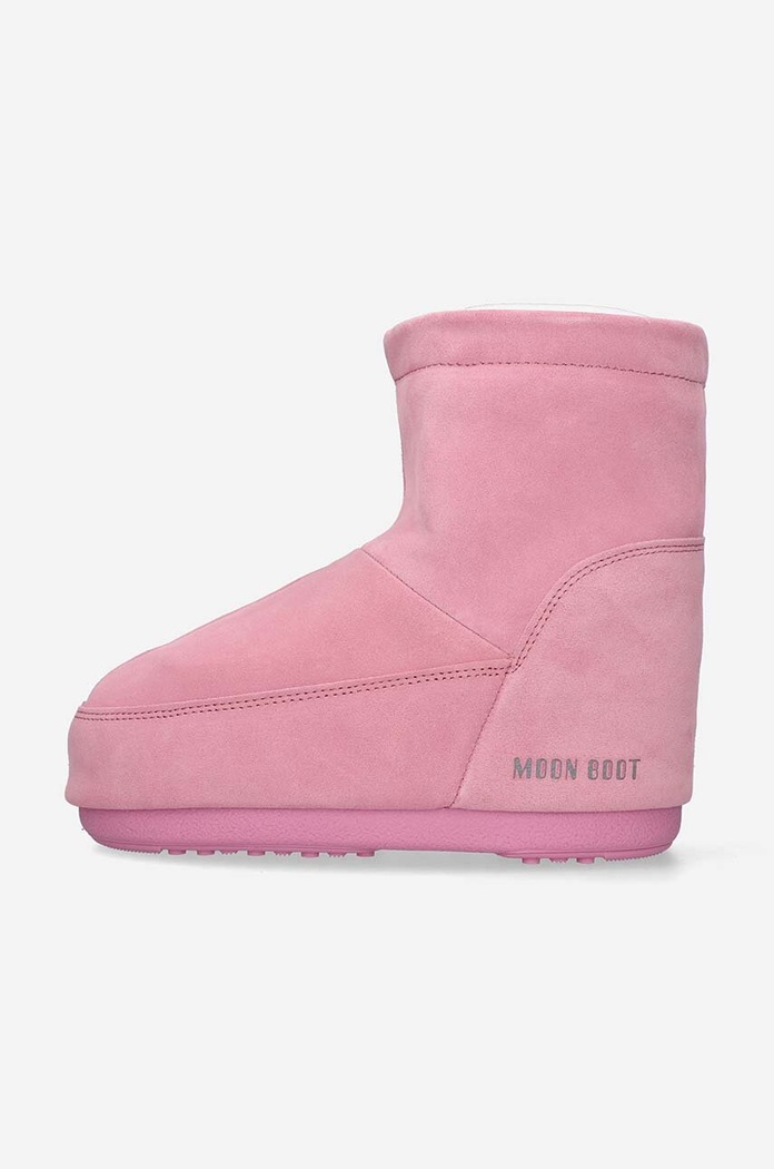Obuwie Moon Boot Śniegowce zamszowe Icon Low 14094000 14094000 różowy