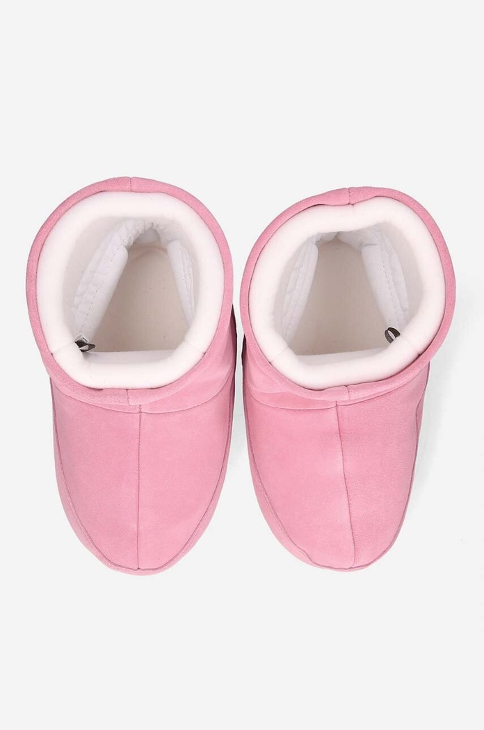 Śniegowce zamszowe Icon Low 14094000 Moon Boot 14094000 różowy