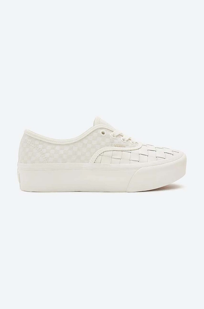 Vans leather plimsolls Authentic Platform suede white VN0A5KXA9GY