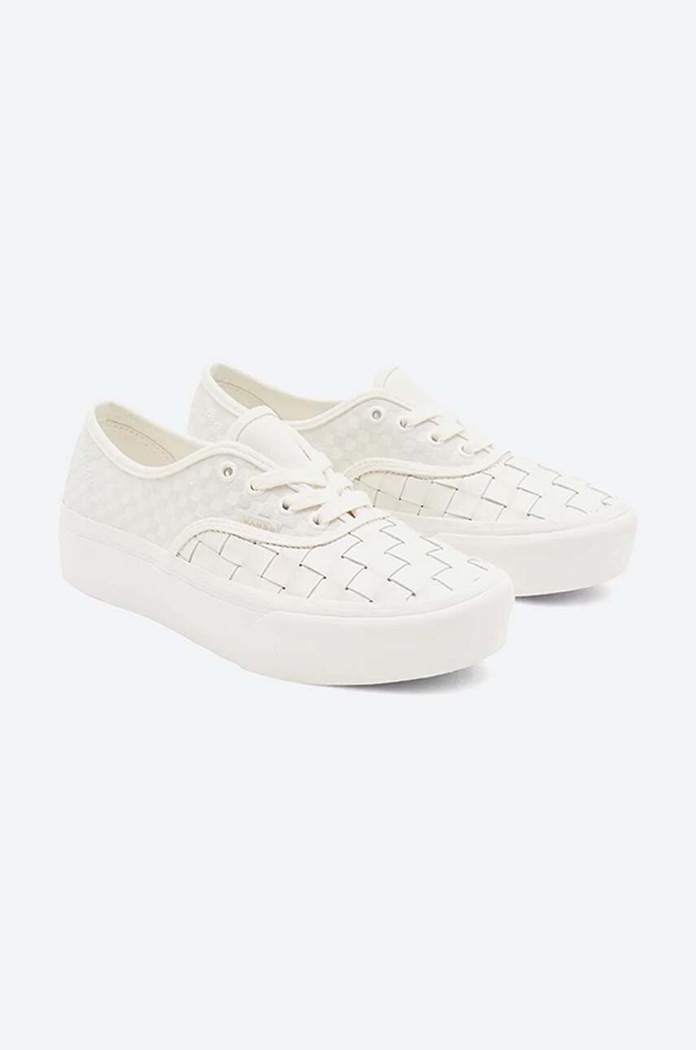 Vans leather plimsolls Authentic Platform white VN0A5KXA9GY
