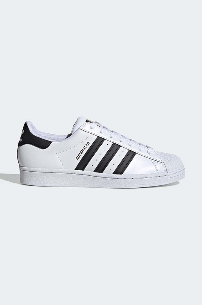 adidas Originals Superstar White Core Black імітація лицьової шкіри білий EG4958