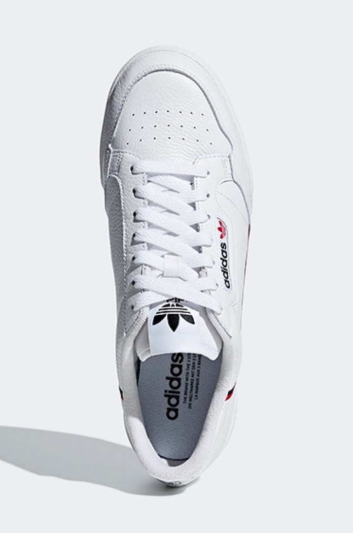 Kožené tenisky adidas Originals Continental 80 biela G27706