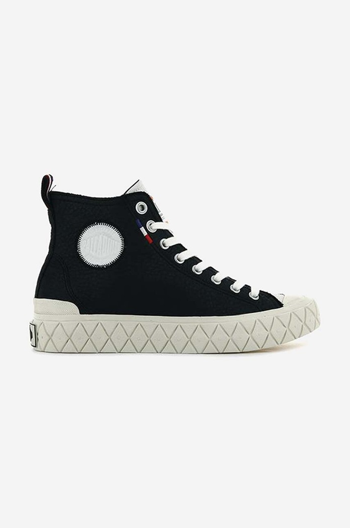 Kožne tenisice Palladium Palla Ace Mid Lth Ul ravni crna 77174.002.M