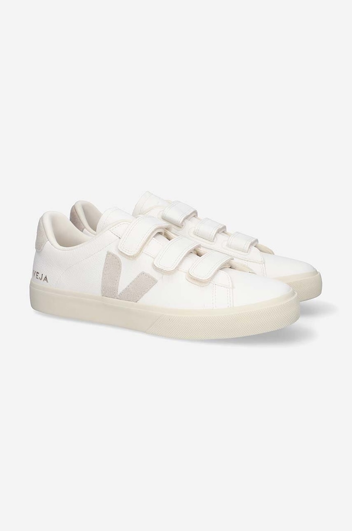 Kožené tenisky Veja Recife Chfree Logo Chromefree přírodní kůže bílá RC052919